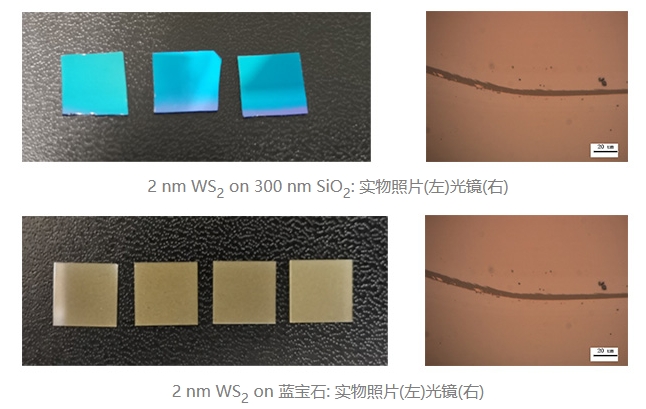 三和联炉管式化学气相沉积机台 (TFCVD) 实验结果